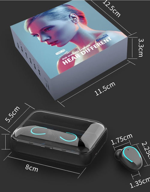 Load image into Gallery viewer, Multifunction Bluetooth Headset Binaural Movement Power Bank Phone Support 2668south
