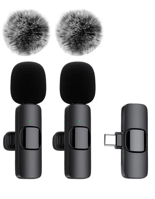 Load image into Gallery viewer, NEW Wireless Lavalier Microphone Audio Video Recording Mini Mic for Iphone Android Laptop Live Gaming Mobile Phone Microphone 2668south
