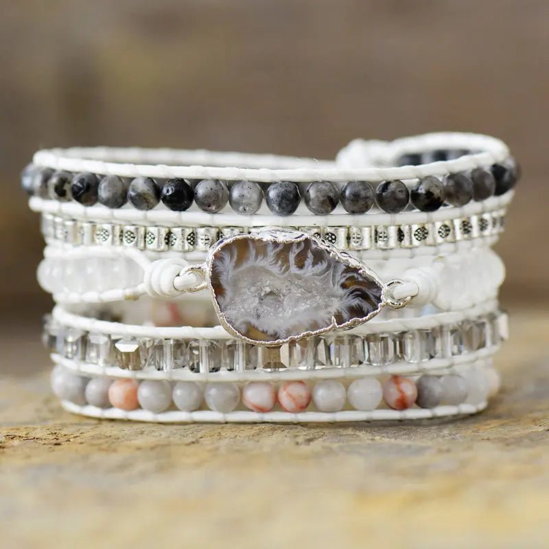 Natural Stone Layered Bracelet 2668south