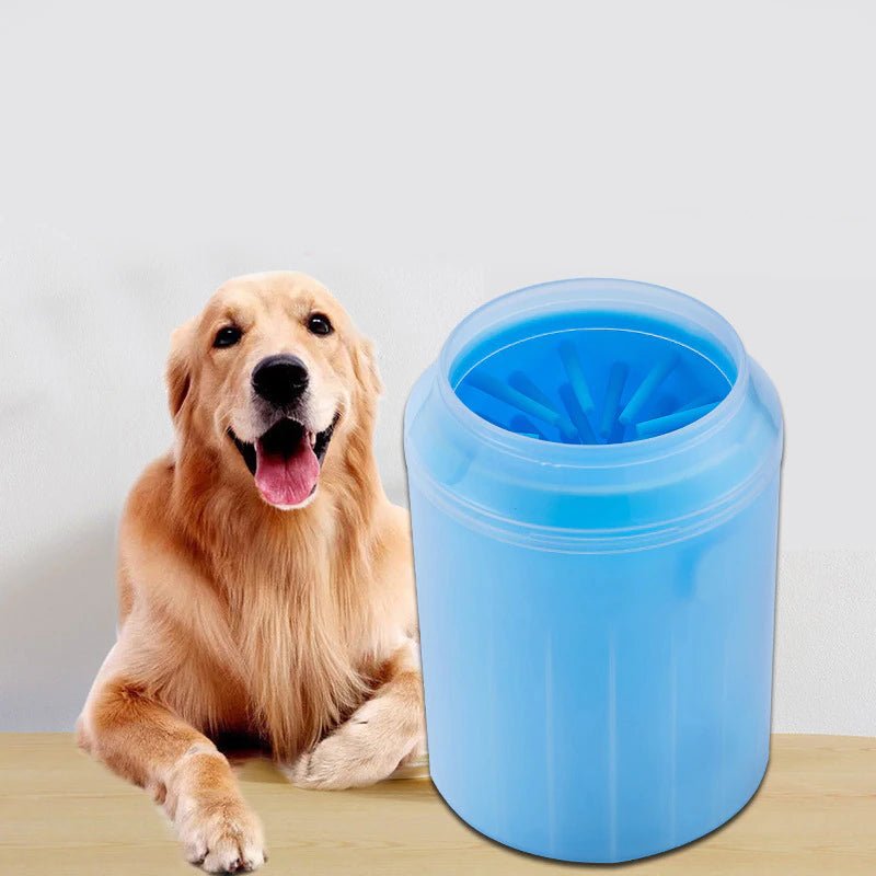 New Dog Paw Cleaner Cup Soft Silicone Combs Portable Outdoor Pet Foot Washer Paw Clean Brush Quickly Wash Foot Cleaning Bucket 2668south