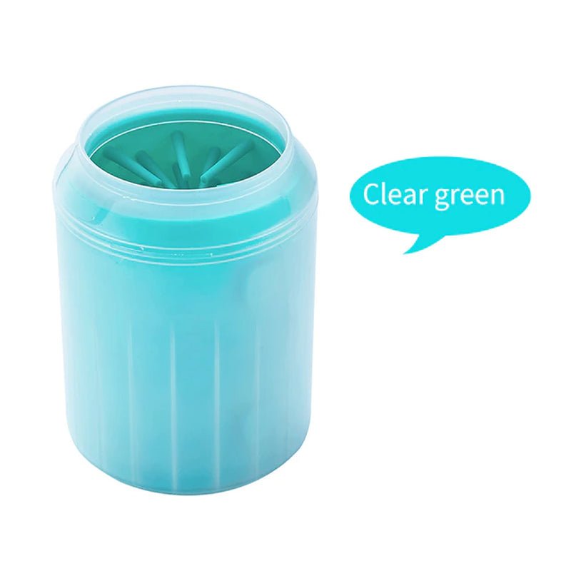 New Dog Paw Cleaner Cup Soft Silicone Combs Portable Outdoor Pet Foot Washer Paw Clean Brush Quickly Wash Foot Cleaning Bucket 2668south