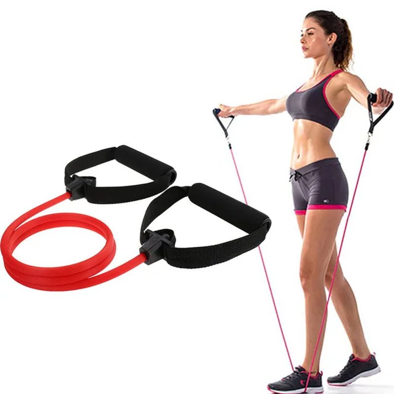 New Fitness Yoga Pilates Bar Stick Crossfit Resistance Bands Trainer Yoga Pull Rods Pull Rope Portable Home Gym Body Workout 2668south