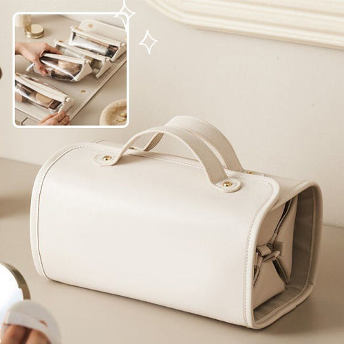 Load image into Gallery viewer, New Folding Cosmetic Bag Large Capacity Portable Handbag Waterproof Travel Storage Washing Bag For Women 2668south
