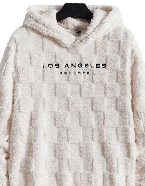 Load image into Gallery viewer, New Hooded Loose Sweater Lamb Wool Pullover Coat 2668south
