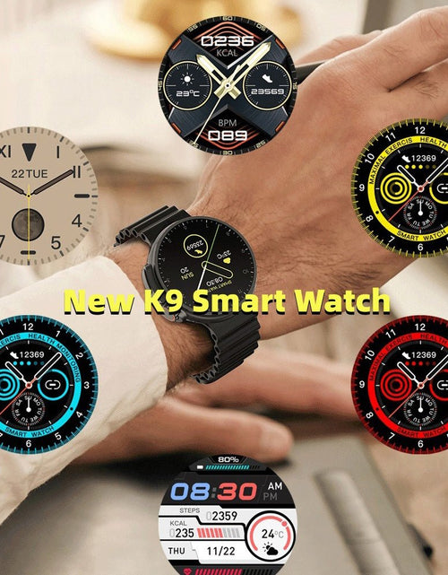 Load image into Gallery viewer, New K9 Smart Watch 1.39 Round Screen Encoder True Screw Clip Wireless Charging NFC Offline And Payment Function 2668south
