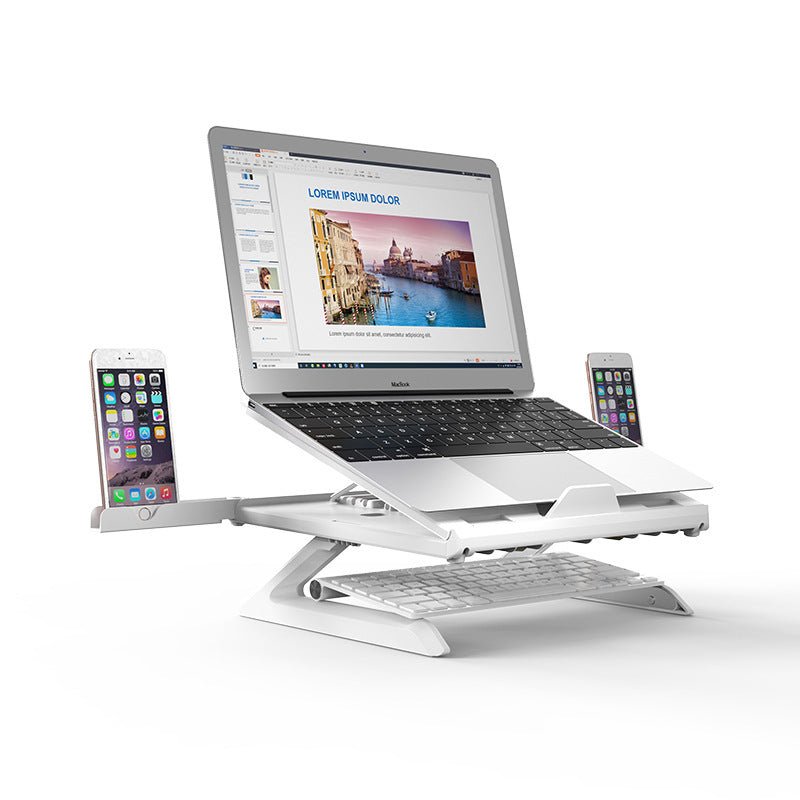 New Laptop Stand Multifunctional Folding Lift Portable Laptop Stand Monitor Increase Rack Aluminum Alloy Base 2668south