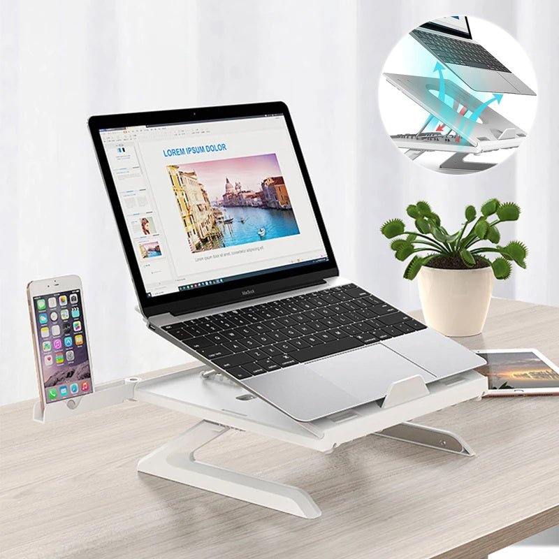 New Laptop Stand Multifunctional Folding Lift Portable Laptop Stand Monitor Increase Rack Aluminum Alloy Base 2668south