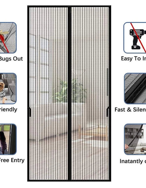 Load image into Gallery viewer, New No Punching Magnetic Screen Door Curtain anti Mosquito Insect Fly Bug Automatic Closing Household Ventilation Door Curtain 2668south
