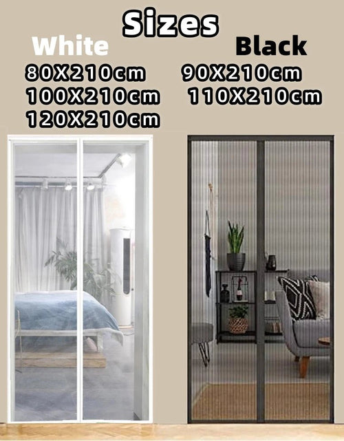 Load image into Gallery viewer, New No Punching Magnetic Screen Door Curtain anti Mosquito Insect Fly Bug Automatic Closing Household Ventilation Door Curtain 2668south
