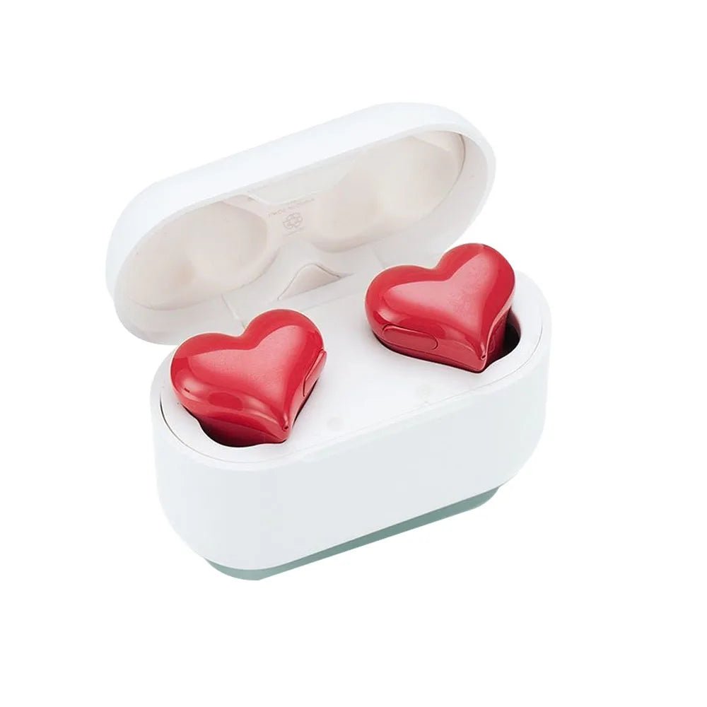 New Wireless Bluetooth Headphones Heart Shaped Earphones Woman Earphone High Quality Heart Earbuds Girl Gift 2668south