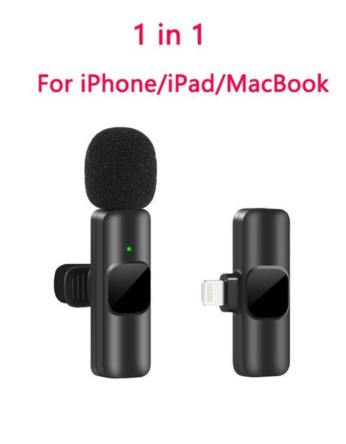 Load image into Gallery viewer, New Wireless Lavalier Microphone Portable Audio Video Recording Mini Mic for Iphone Android Live Broadcast Gaming Phone Mic 2668south
