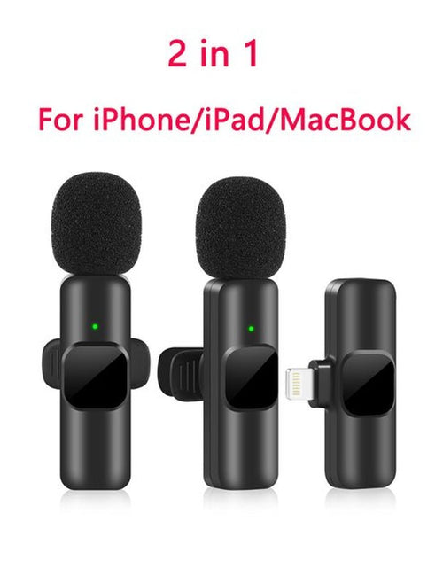 Load image into Gallery viewer, New Wireless Lavalier Microphone Portable Audio Video Recording Mini Mic for Iphone Android Live Broadcast Gaming Phone Mic 2668south
