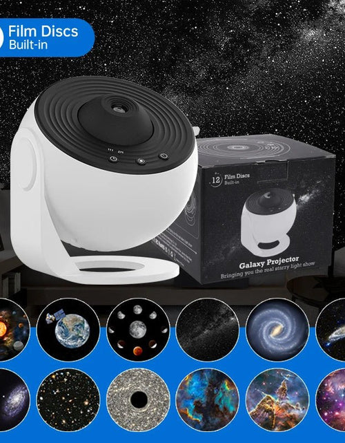 Load image into Gallery viewer, Night Light Galaxy Projector Starry Sky Projector 360 Rotate Planetarium Lamp For Kids Bedroom Valentines Day Gift Wedding Deco 2668south
