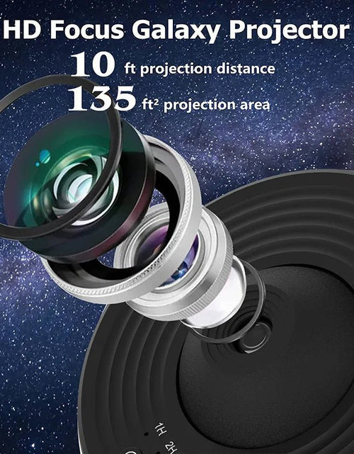 Load image into Gallery viewer, Night Light Galaxy Projector Starry Sky Projector 360 Rotate Planetarium Lamp For Kids Bedroom Valentines Day Gift Wedding Deco 2668south
