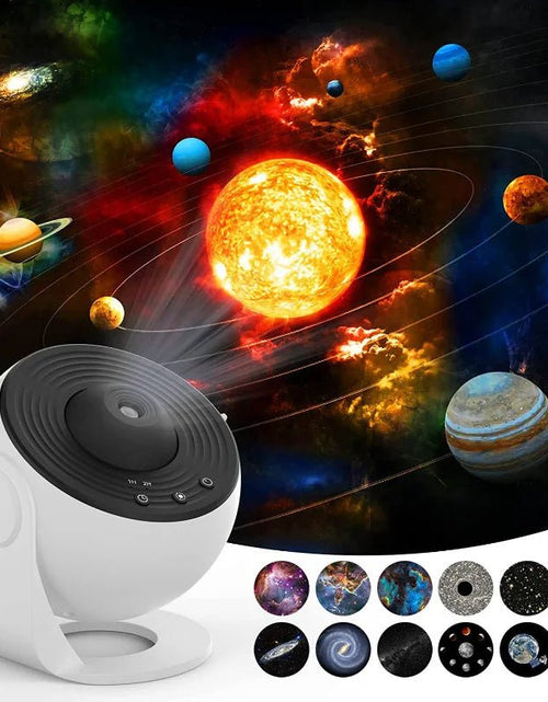 Load image into Gallery viewer, Night Light Galaxy Projector Starry Sky Projector 360 Rotate Planetarium Lamp For Kids Bedroom Valentines Day Gift Wedding Deco 2668south
