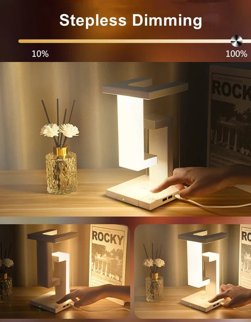 Load image into Gallery viewer, Novelty Floating Lamp with 10 W Detachable Wireless Charger Decorative Light for Bedroom/Office 2668south
