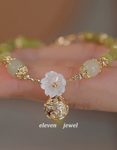 تحميل الصورة إلى عارض المعرض، Olivine Bamboo Bracelet Female Bell Bracelet Light Luxury 2668south
