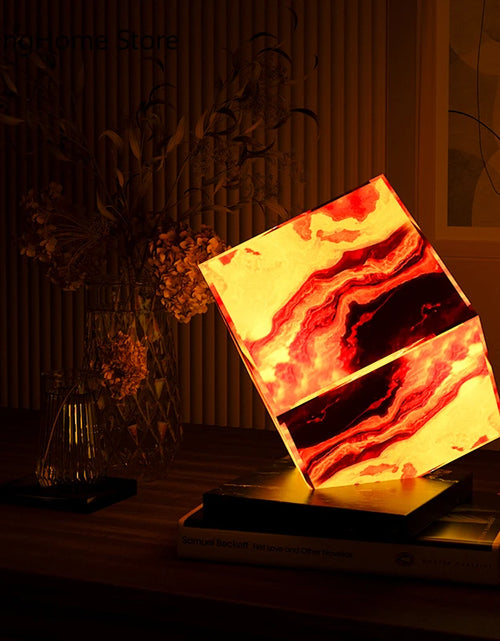 Load image into Gallery viewer, Onyx Marble Lamp Onyx Marble Lamp Creative Decorative Lamp Gift Night Lamp Bedside Lamp Christmas Gift Drop Shipping 2668south
