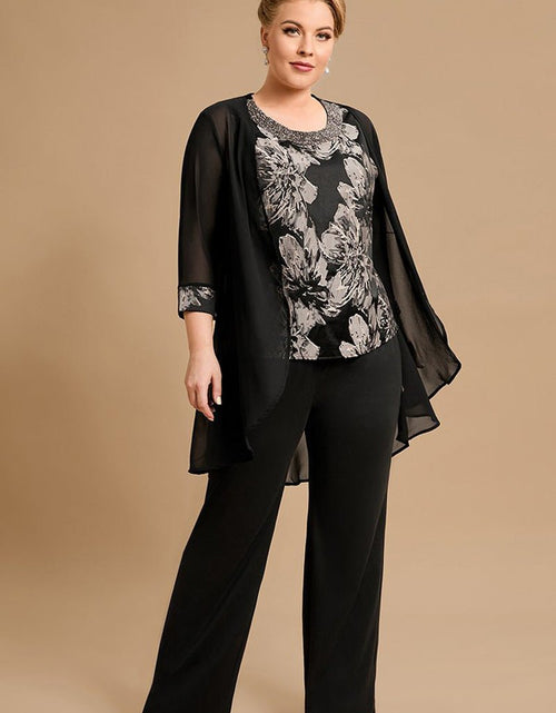 Load image into Gallery viewer, Oumeijia Plus Size Bridal Mother Three-piece Trousers Suit 2668south
