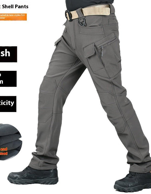 Load image into Gallery viewer, Outdoor Soft Shell Tactical Pants Men&#39;s Ski Multi-bag Fleece Wear-resistant 2668south
