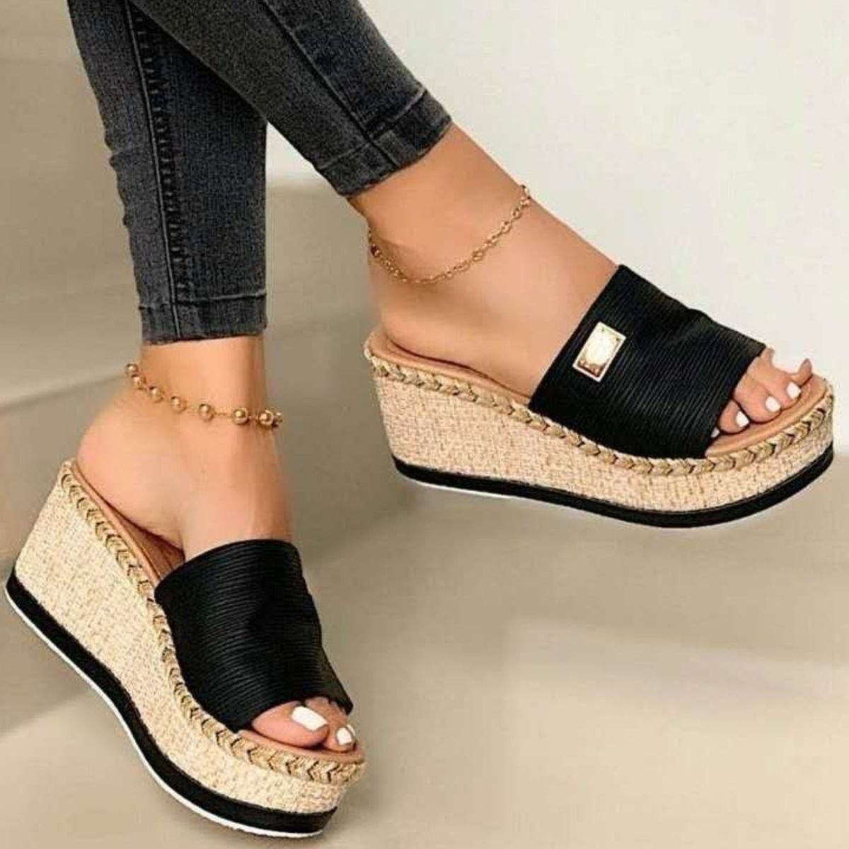 PU Leather Open Toe Sandals 2668south