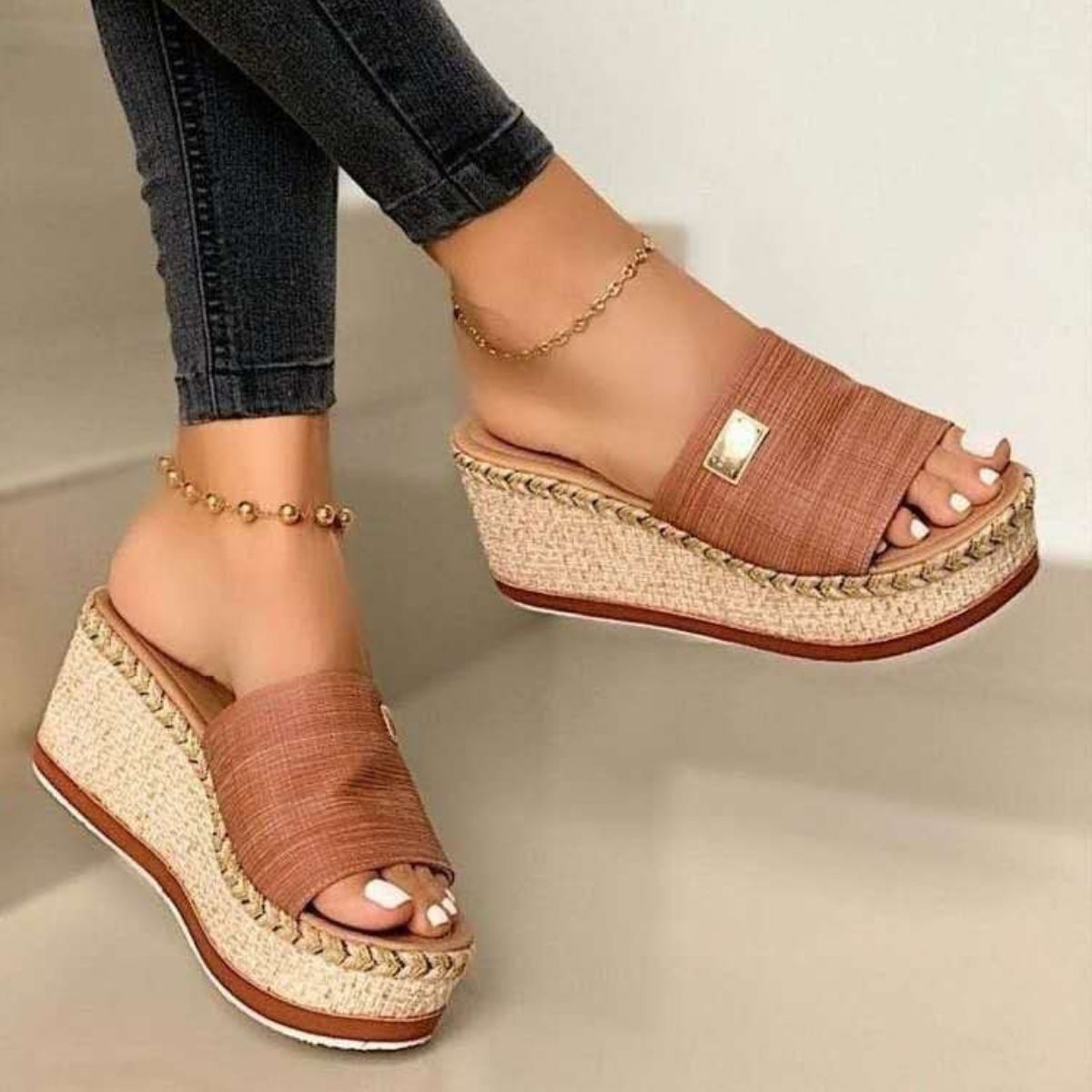 PU Leather Open Toe Sandals 2668south