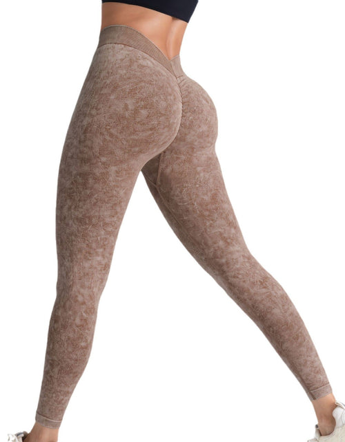 Load image into Gallery viewer, Peach Hip Raise Seamless Yoga Pants Women&#39;s Elastic High Waist 2668south
