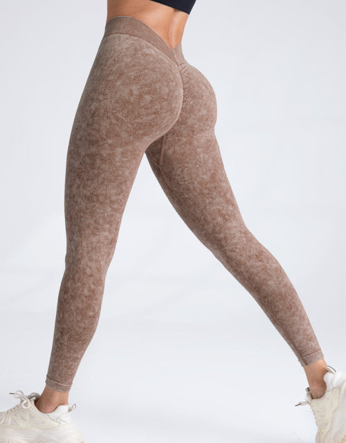 Load image into Gallery viewer, Peach Hip Raise Seamless Yoga Pants Women&#39;s Elastic High Waist 2668south
