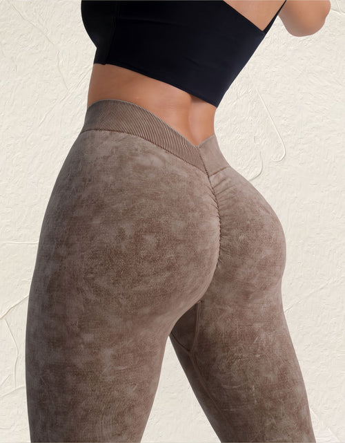 Load image into Gallery viewer, Peach Hip Raise Seamless Yoga Pants Women&#39;s Elastic High Waist 2668south
