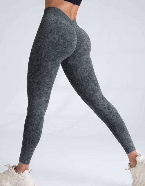 Load image into Gallery viewer, Peach Hip Raise Seamless Yoga Pants Women&#39;s Elastic High Waist 2668south
