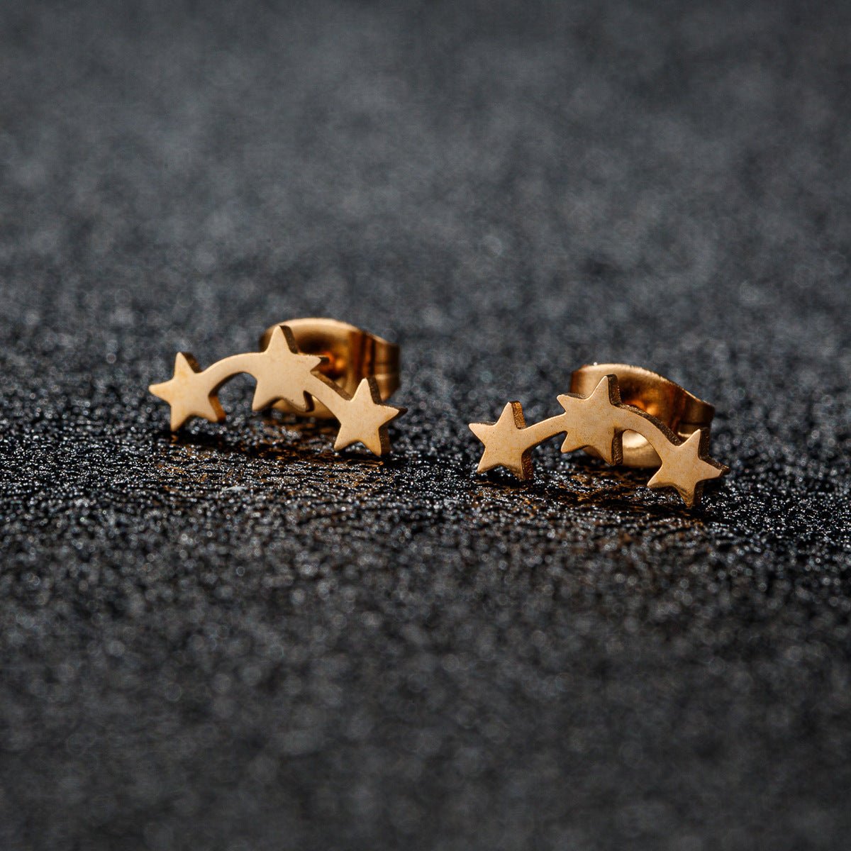 Personalized Mini Star Ear Studs Ins Geometric Five-pointed Star 2668south