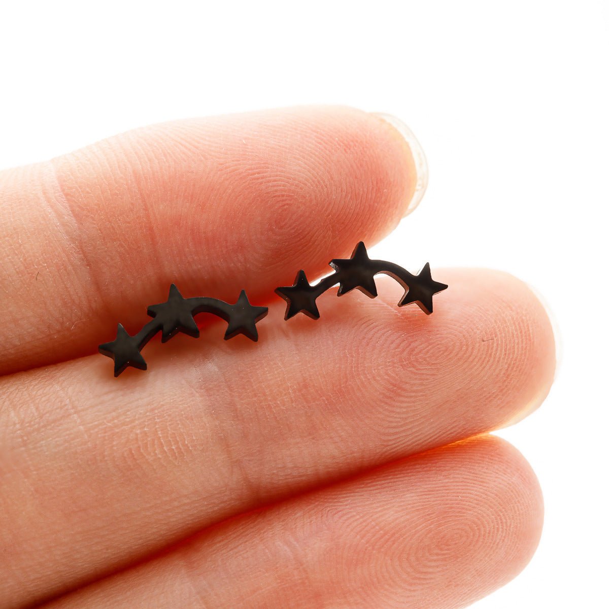 Personalized Mini Star Ear Studs Ins Geometric Five-pointed Star 2668south