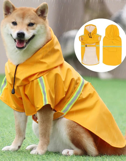 Load image into Gallery viewer, Pet Poncho Dog Raincoats Reflective Small Large Dogs Rain Coat Waterproof Jacket S-5XL Fashion Outdoor Breathable Puppy Clothes 2668south
