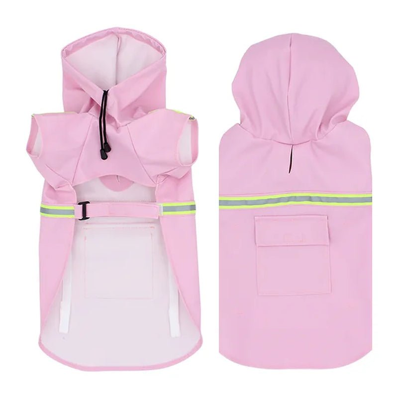 Pet Poncho Dog Raincoats Reflective Small Large Dogs Rain Coat Waterproof Jacket S-5XL Fashion Outdoor Breathable Puppy Clothes 2668south