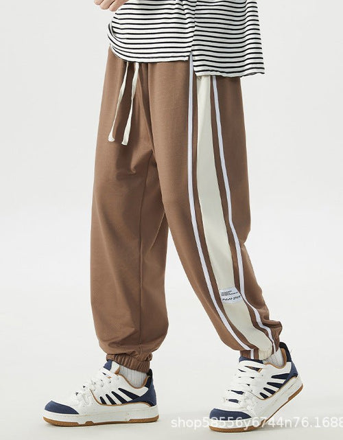 Load image into Gallery viewer, Plus Size Men&#39;s Ankle-tied Loose Plus-sized Sports Pants 2668south
