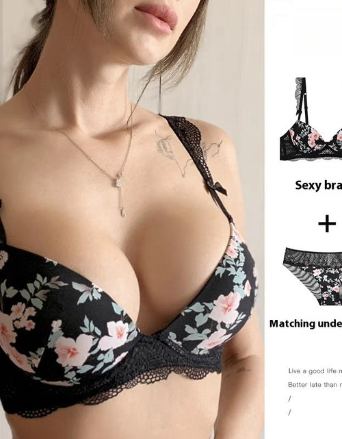 Load image into Gallery viewer, Plus Size Traceless Printed Underwear Women&#39;s Big Chest And Small Breast Holding 2668south
