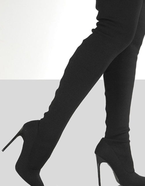 Load image into Gallery viewer, Point Toe Over Knee Stiletto Boots 2668south
