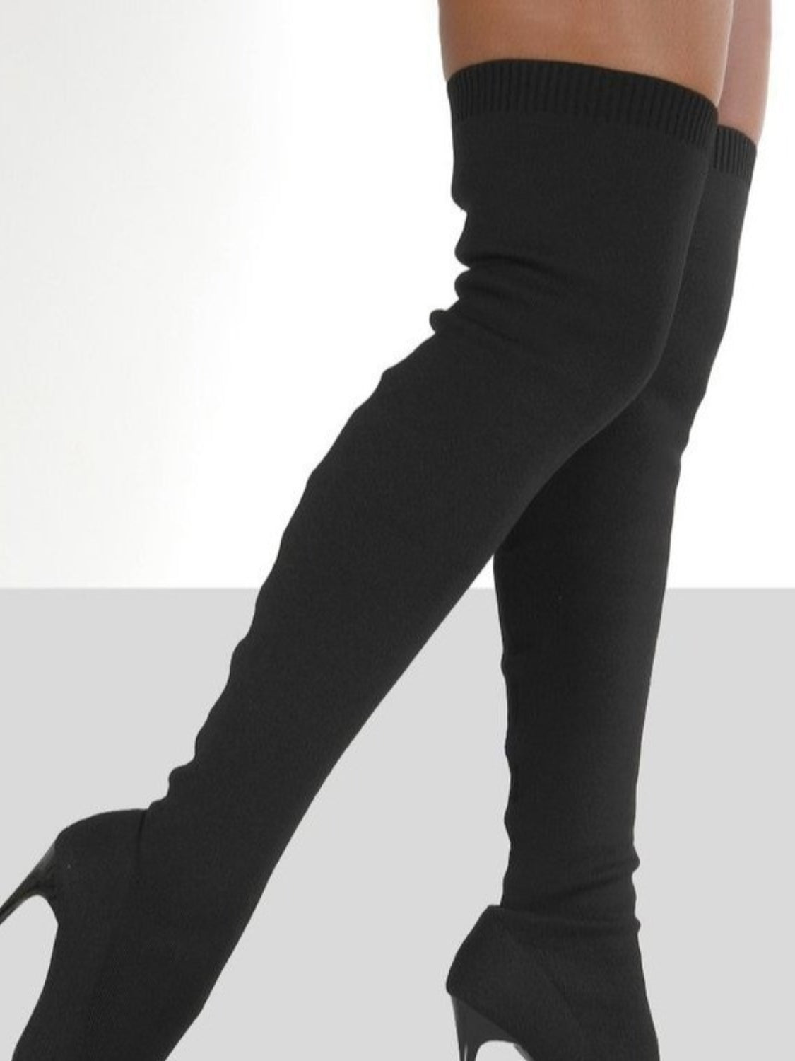 Point Toe Over Knee Stiletto Boots 2668south