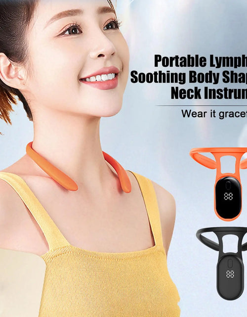 Load image into Gallery viewer, Portable Mericle Ultrasonic Lymphatic Soothing Body Slimory Ultrasonic Lymphatic Soothing Neck Massager Instrument Neck Care 2668south
