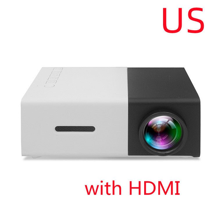 Portable Projector 3D Hd Led Home Theater Cinema HDMI-compatible Usb Audio Projector Yg300 Mini Projector 2668south