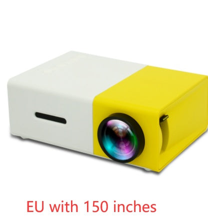 Load image into Gallery viewer, Portable Projector 3D Hd Led Home Theater Cinema HDMI-compatible Usb Audio Projector Yg300 Mini Projector 2668south
