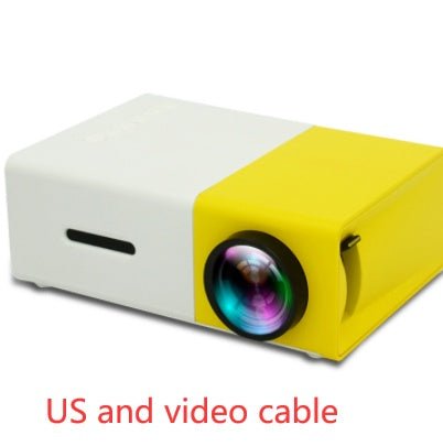 Portable Projector 3D Hd Led Home Theater Cinema HDMI-compatible Usb Audio Projector Yg300 Mini Projector 2668south