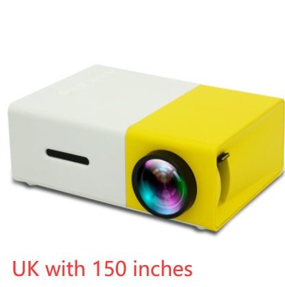 Load image into Gallery viewer, Portable Projector 3D Hd Led Home Theater Cinema HDMI-compatible Usb Audio Projector Yg300 Mini Projector 2668south
