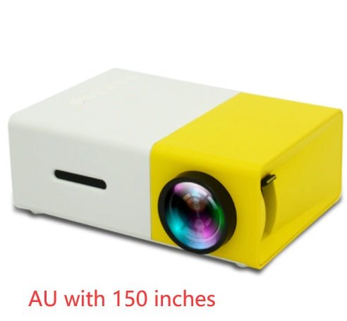 Load image into Gallery viewer, Portable Projector 3D Hd Led Home Theater Cinema HDMI-compatible Usb Audio Projector Yg300 Mini Projector 2668south
