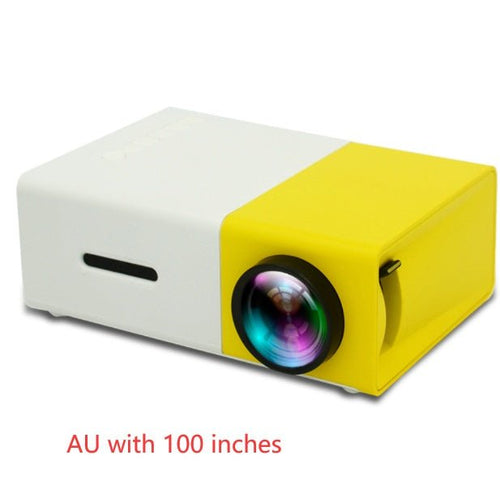 Load image into Gallery viewer, Portable Projector 3D Hd Led Home Theater Cinema HDMI-compatible Usb Audio Projector Yg300 Mini Projector 2668south
