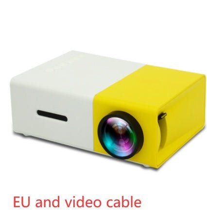 Load image into Gallery viewer, Portable Projector 3D Hd Led Home Theater Cinema HDMI-compatible Usb Audio Projector Yg300 Mini Projector 2668south
