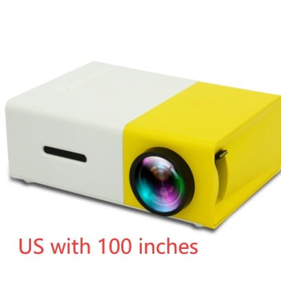 Load image into Gallery viewer, Portable Projector 3D Hd Led Home Theater Cinema HDMI-compatible Usb Audio Projector Yg300 Mini Projector 2668south
