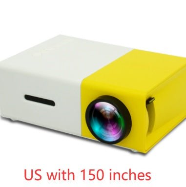 Load image into Gallery viewer, Portable Projector 3D Hd Led Home Theater Cinema HDMI-compatible Usb Audio Projector Yg300 Mini Projector 2668south
