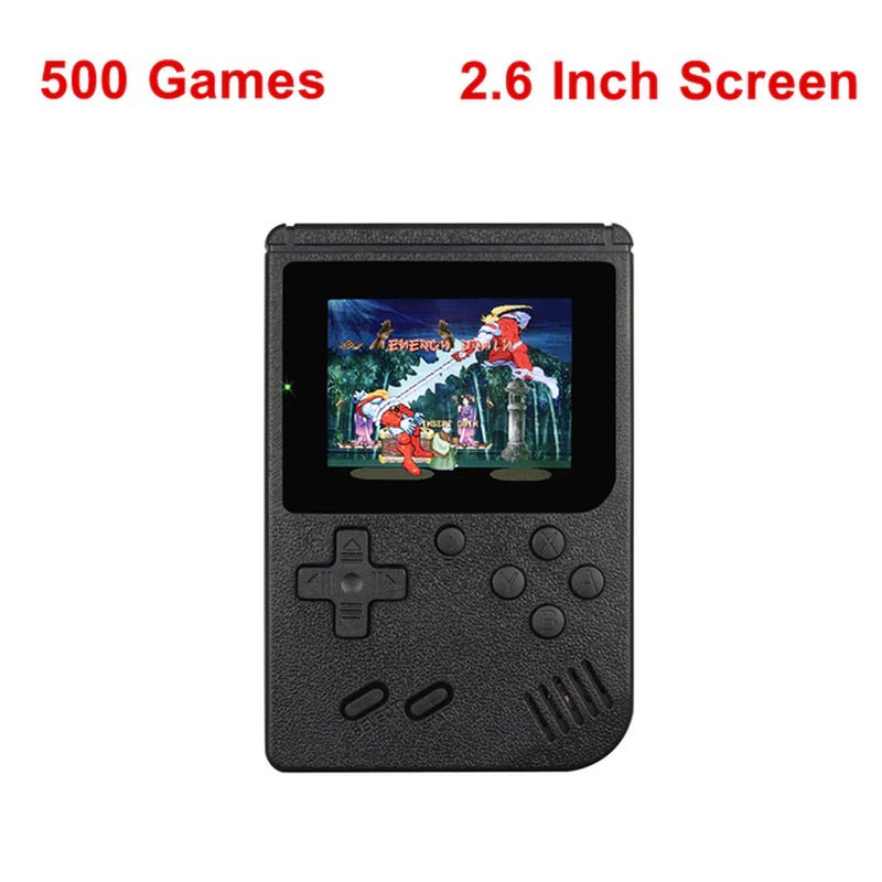 Portable Retro Mini Video Game Console 8-Bit Handheld Game Player Built-In 500 Games AV Out Game Console Gameboy Videojuego 2668south