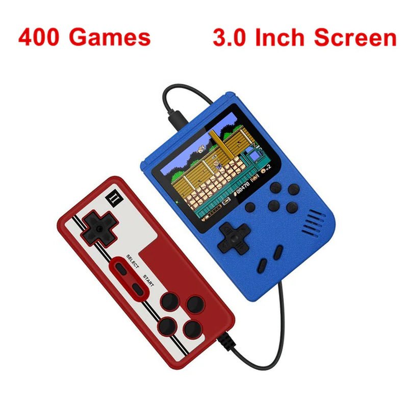 Portable Retro Mini Video Game Console 8-Bit Handheld Game Player Built-In 500 Games AV Out Game Console Gameboy Videojuego 2668south